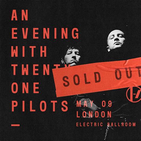 Twenty One Pilots Sold Out Electric Ballroom Camden Iconic Music