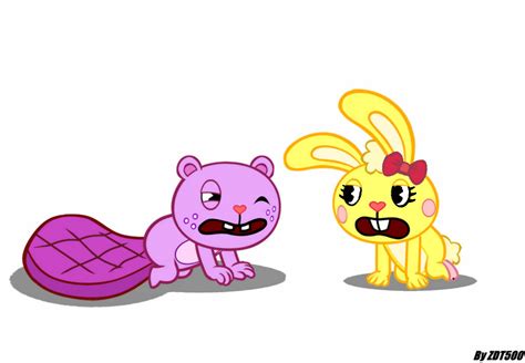 Cuddles And Toothy By ZDT500 On DevïantArt - Happy Tree Friends Fan Art ...