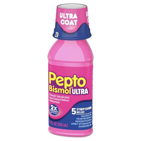 Buy Pepto Bismol Liquid Ultra For Nausea Heartburn Indigestion Upset