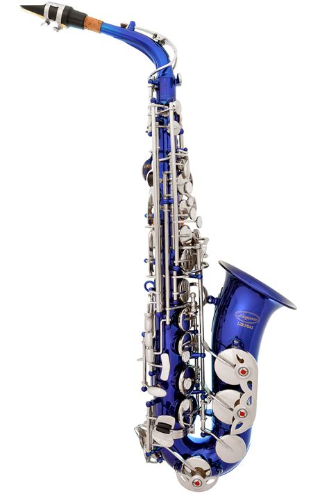 Blue Alto Saxophone