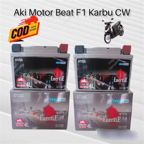 Promo Aki Motor Honda Beat Vario Spacy Zeus Gtz S V Ah Aki