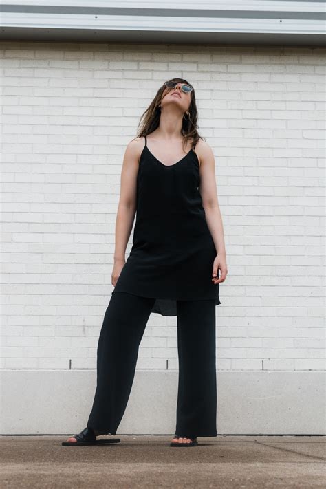 How To Layer A Slip Dress Over Pants Style Apotheca