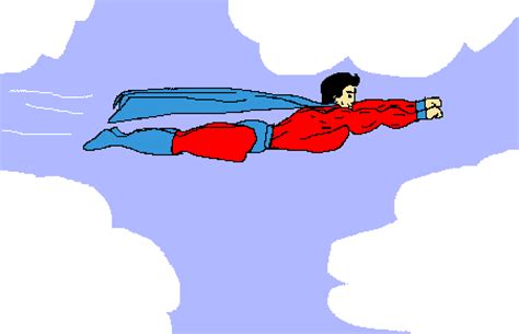 Red Aura Superman Flying 