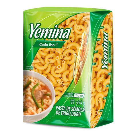 Sopa De Codo Yemina Liso No 1 454 G Walmart