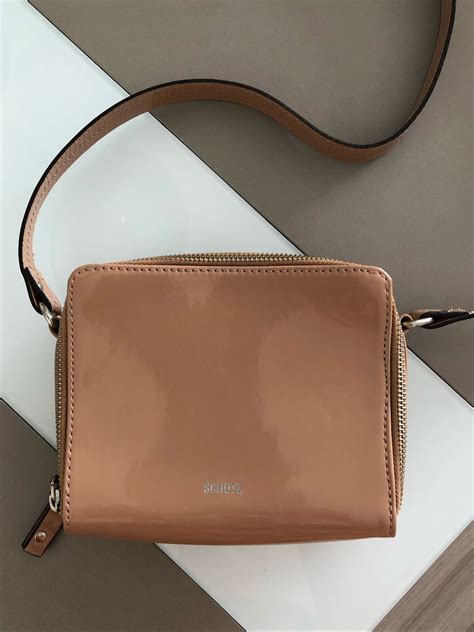 Bolsa Nude Verniz Schutz Bolsa De Ombro Feminina Schutz Usado 49759189 Enjoei