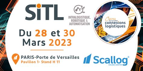 SALON SITL TRANSPORT LOGISTIQUE PARIS AVRIL 2023