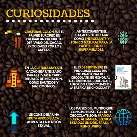 Infografía Día mundial del cacao datos y curiosidades de esta fruta