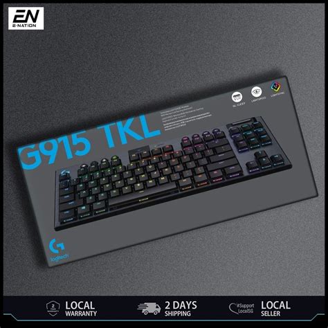 Logitech G915 Tkl Tenkeyless Lightspeed Wireless Rgb Mechanical Gaming