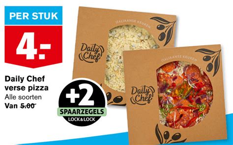 Daily Chef Verse Pizza Folder Aanbieding Bij Hoogvliet Details