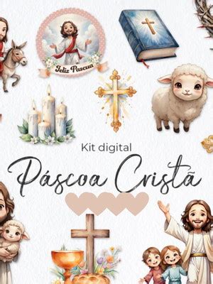 Kit Digital Pascoa Crista Compre Produtos Personalizados No Elo7