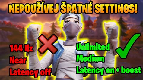 Používáš Špatné Render Settings Ve Fortnite Nejlepší Nastavení