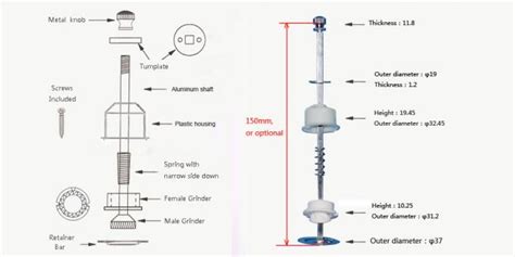 Alumina Ceramic Salt Mill Grinder Mechanism For Pepper