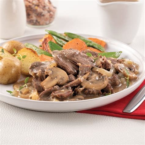 R Ti De Boeuf La Cr Me De Champignons Congeler Je Cuisine