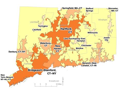 connecticut state maps counties cities federal lands ecoregions