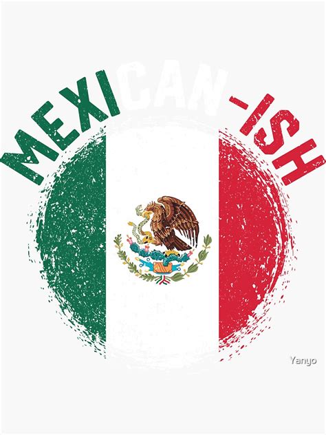 Mexican Cinco De Mayo Mexico Flag Sticker For Sale By Yanyo Redbubble