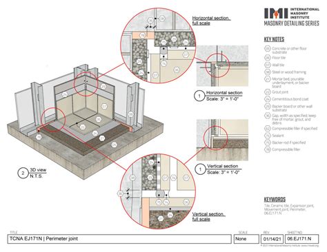 Ej N Tile Perimeter Expansion Joint Floor To Wall