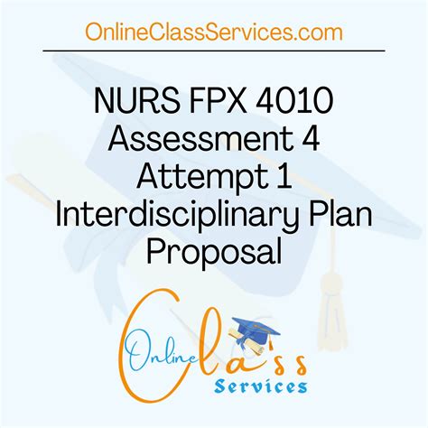 Nurs Fpx Assessment Interdisciplinary Plan Proposal Online