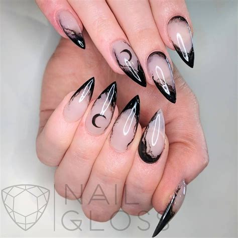 Taintedcanvas Gothic Nails Witchy Nails Goth Nails