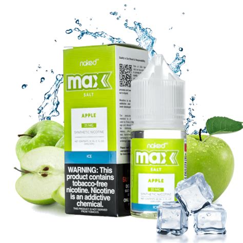 NAKED 100 LÍQUIDO SALT NICOTINA MAX APPLE ICE Best Vape Brasil