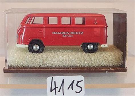 Brekina Nr Volkswagen Bulli Vw T A Bus Magirus Deutz Service