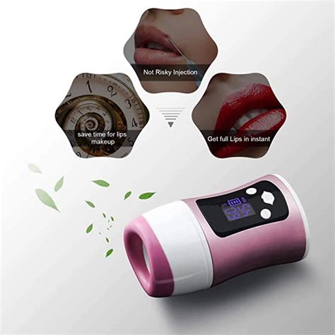 Electric Silicone Lip Plumper Devices Lip Led Light Therapy Enhancer