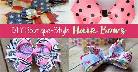 Diy Boutique Style Hair Bows