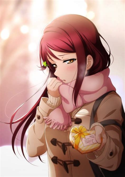 Wallpaper Sakurauchi Riko Love Live Sunshine Valentine S Day