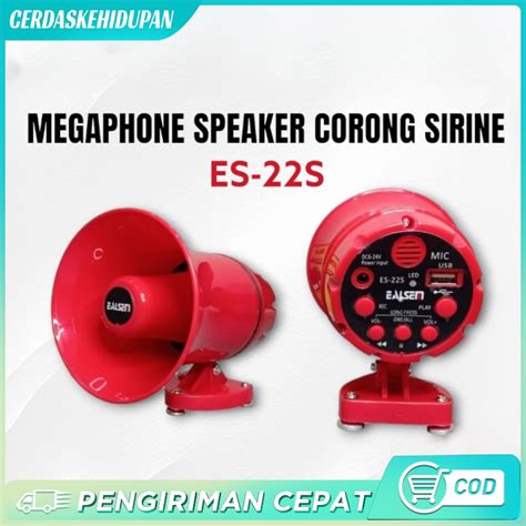 Jual Megaphone Speaker Corong Sirine Ealsem Es S Bisa Rekam Suara