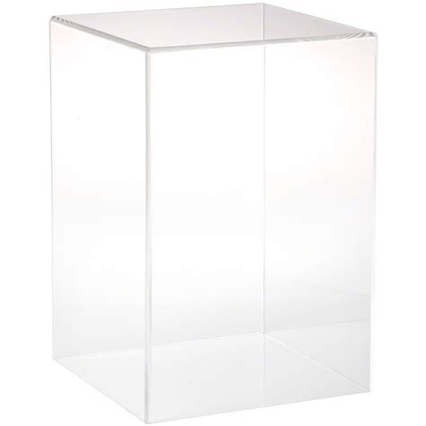 Plymor Clear Acrylic Display Case With No Base 8 W X 8 D X 12 H