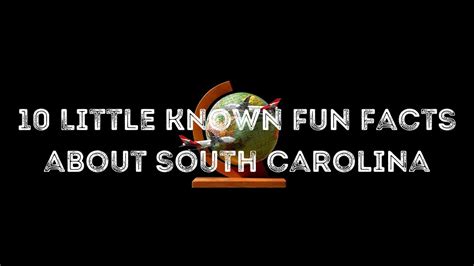 10 Little Known Fun Facts About South Carolina Youtube