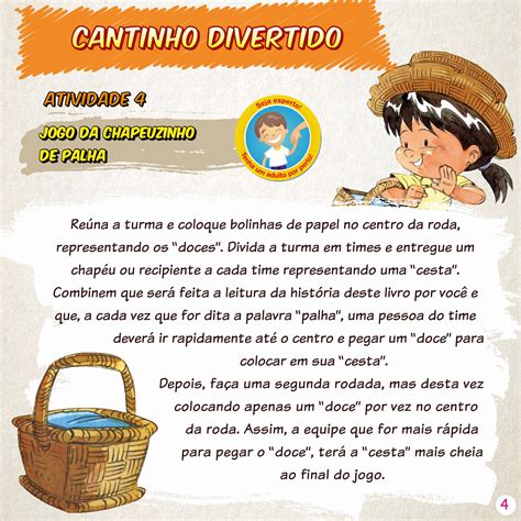 Chapeuzinho de Palha e o Primeiro Livro Fundação Educar Página 31