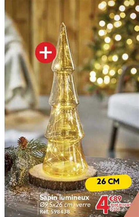 Promo Sapin Lumineux Chez I Icatalogue Fr