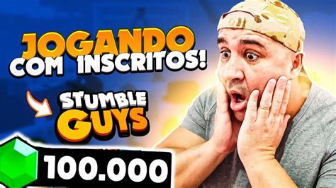 LIVE STUMBLE GUYS JOGANDO INSCRITOS AO VIVO 150