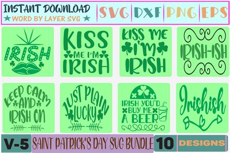 10 Saint Patricks Day Svg Bundle V 05 Graphic By Thesvgfactory