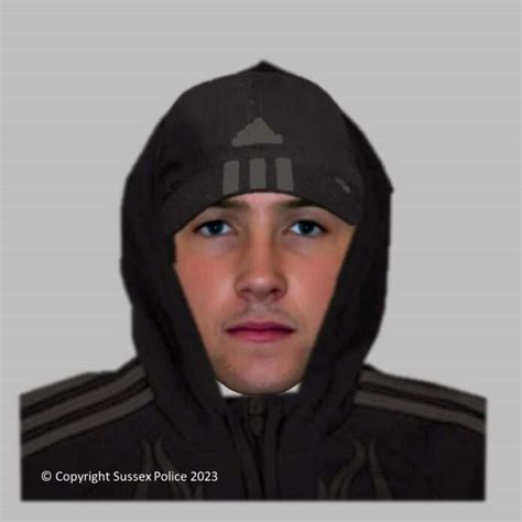 Sussex News Police Release E Fit Image Of Suspect In Peacehaven