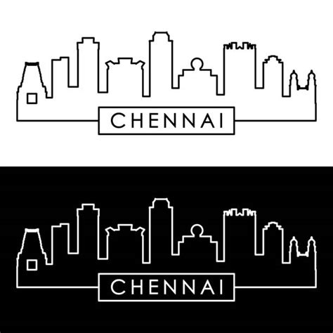 Chennai Skyline stock vectors - iStock