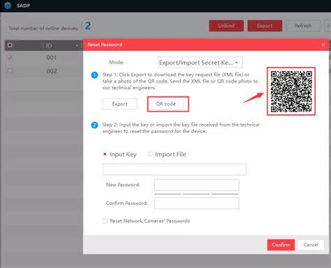 SADP Tool Reset Hikvision Password For IP Camera NVR DVR