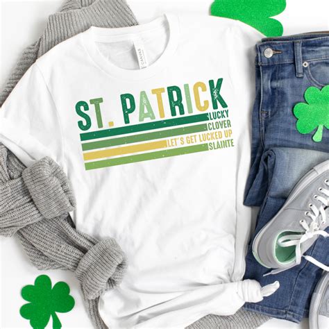 St Patricks Day Stacked Dtf Transfer The T Shirt Queen