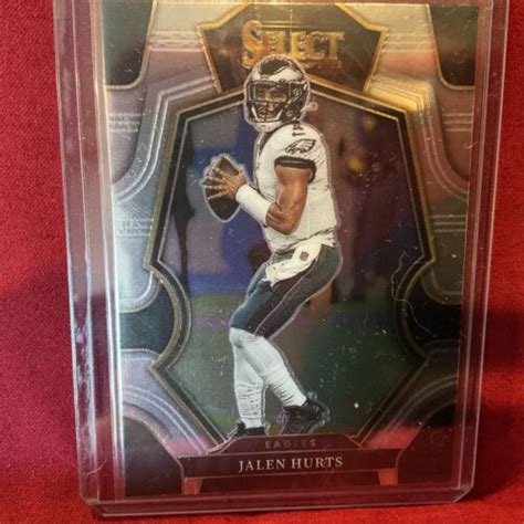 Select Football Jalen Hurts Premier Level Base Card Eagles Ebay