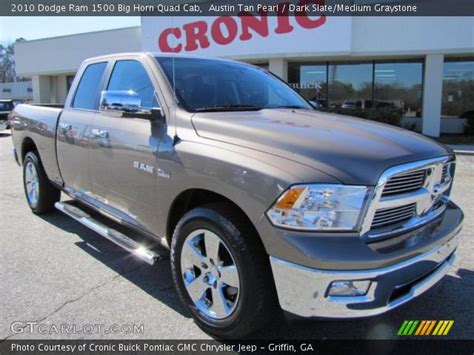 Austin Tan Pearl 2010 Dodge Ram 1500 Big Horn Quad Cab Dark Slate