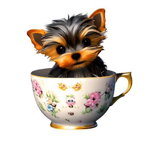Teacup Yorkie Clipart Masterpiece · Creative Fabrica