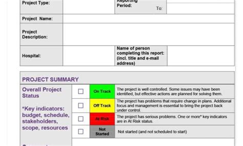 Project Status Report Templates Word Excel Ppt ᐅ Template Lab With Ms Word Templates For Project