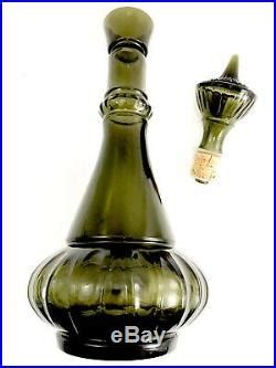 Vintage Jim Beam Genie I Dream Of Jeannie Bottle Smoke Green Glass