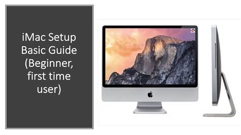 Imac User Guide How To Use An Imac For Beginners Youtube