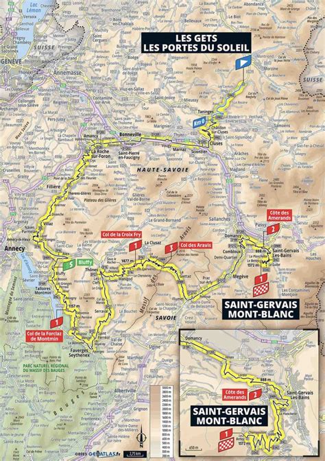 Tour de France 2023 étape 15 Profil et parcours détaillés