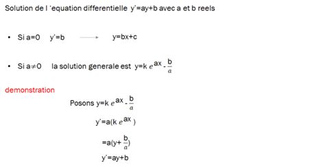 EQUATION DIFFERENTIELLE BTP premier sconde ordre