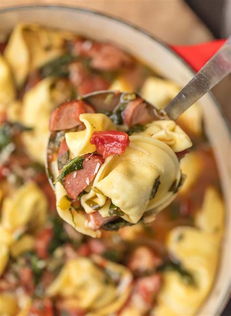 Soupe Aux Tortellinis La Saucisse Italienne Sucr E