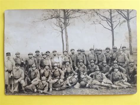 CARTE POSTALE PHOTO Guerre Service MILITAIRE SOLDATS Uniforme du 152ème