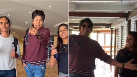 Watch Trinbago Knight Riders Add Jemimah Rodrigues Shikha Pandey Jhulan Goswami For Womens