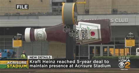 Kraft Heinz Reaches Deal To Continue Presence At Acrisure Stadium Cbs